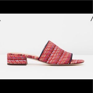 J. Crew slide Rafia NWOT size 8